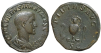 Ancient-Roman-Empire-Maximus-caesar-Sestertius-ND-AE