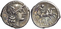Ancient-Roman-Republic-Atilius-Saranus-Denarius-ND-AR