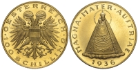 Austria-Republic-Schilling-1936-Gold
