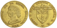Colombia-Republic-of-Nueva-Granada-Pesos-1837-Gold