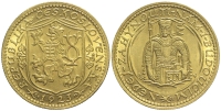 Czechoslovakia-Republic-Dukat-1923-Gold