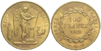 France-Third-Republic-Francs-1912-Gold