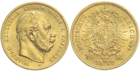 Germany-Prussia-Wilhelm-I-Mark-1872-Gold