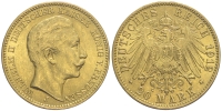 Germany-Prussia-Wilhelm-II-Mark-1912-Gold