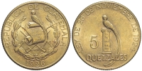 Guatemala-Republic-Quetzales-1926-Gold