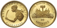 Haiti-Republic-Gourdes-1967-Gold