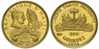 Haiti-Republic-Gourdes-1974-Gold