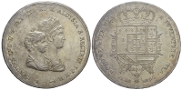 Italy-A-Regional-Mints-Firenze-Charles-Louis--the-Mother-Maria-Louisa-Dena-1807-AR