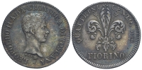 Italy-A-Regional-Mints-Firenze-Leopold-II-Fiorino-1826-AR