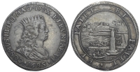Italy-A-Regional-Mints-Livorno-Cosimo-III-de-Medici-Tollero-1685-AR