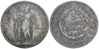 Italy-A-Regional-Mints-Torino-Piedmont-Republic-Francs-A-9-AR
