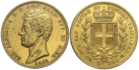 Italy-C-House-of-Savoy-Kingdom-of-Sardinia-Carlo-Alberto-Lire-1832-Gold