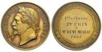 Medals-France-Napoleon-III-Medal-1865-AR