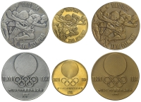Medals-Japan-Set(3)-1964-Gold