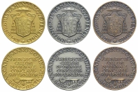 Medals-Rome-Sede-Vacante-Set-(3)-1963-Gold