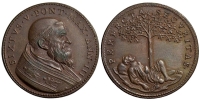 Medals-Rome-Sixtus-V-Medal-1588-AE