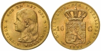 Netherlands-Wilhelmina-I-Gulden-1897-Gold