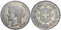 Switzerland-Confoederatio-Helvetica-Francs-1904-AR