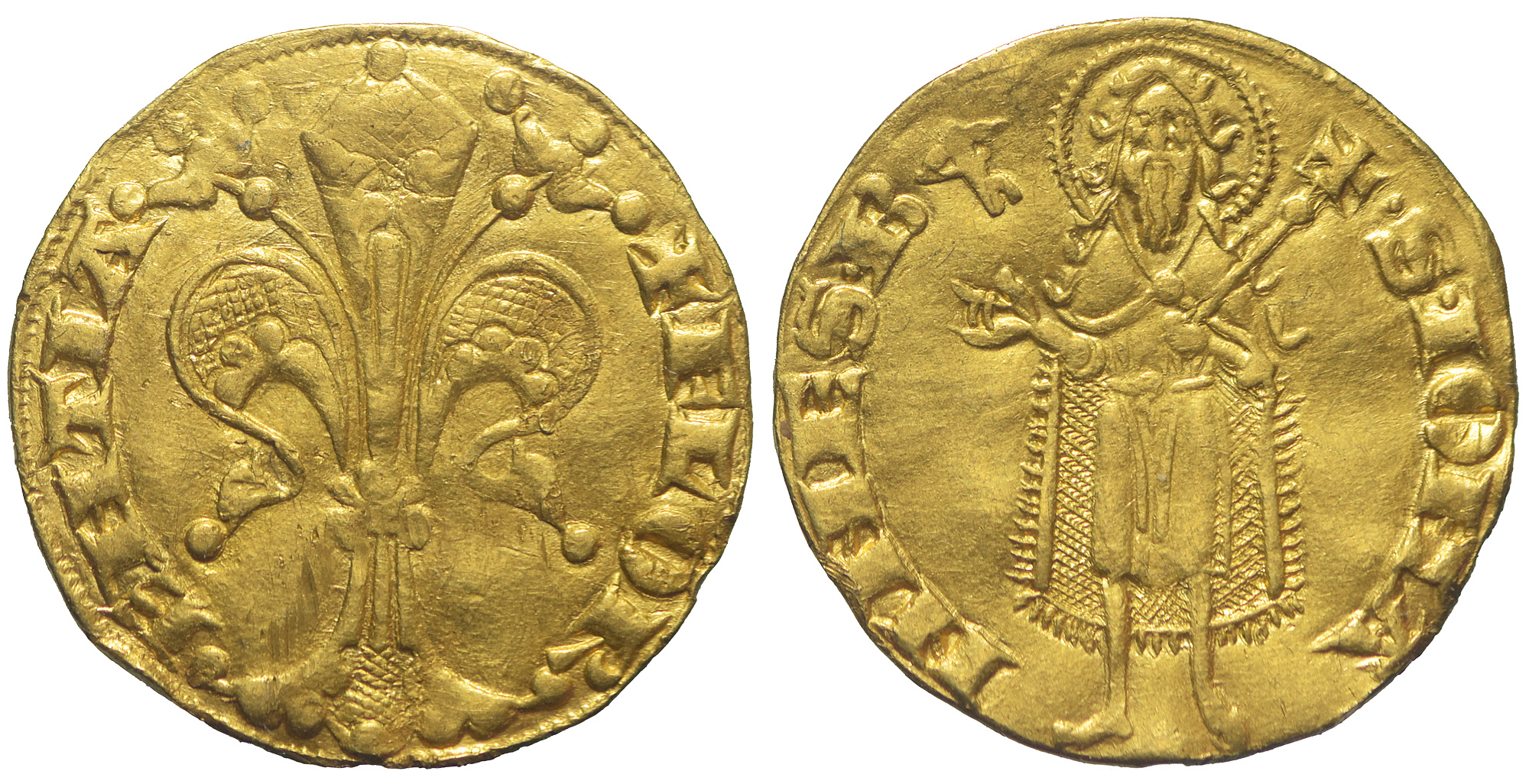 Italy Regional Mints Firenze Republic Fiorino 1305 Gold 