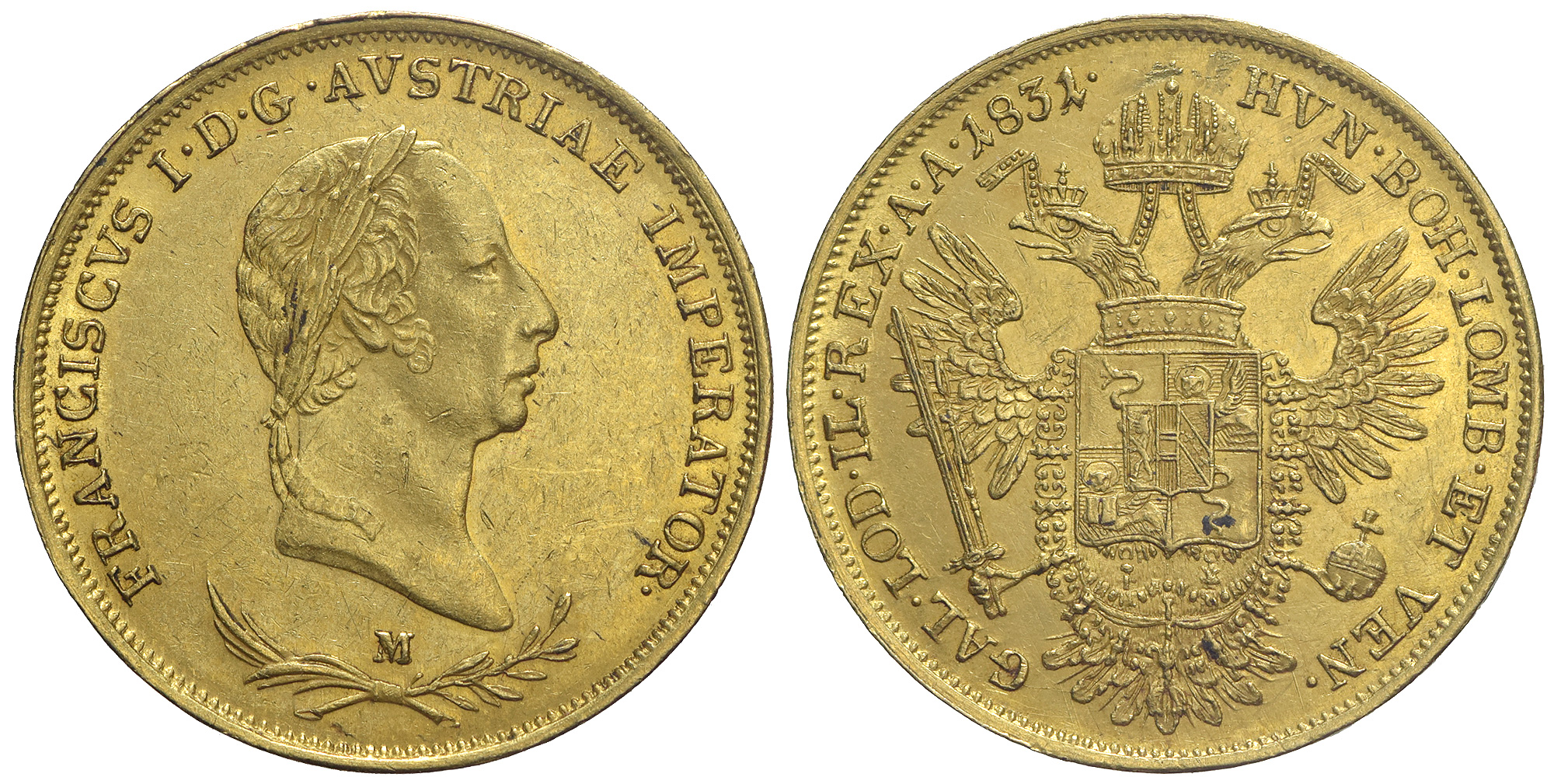 Italy Regional Mints Milano Francesco Sovrana 1831 