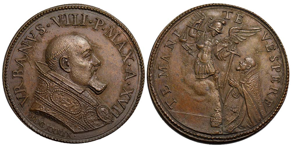 Medals Rome Urban VIII Medal 1639 
