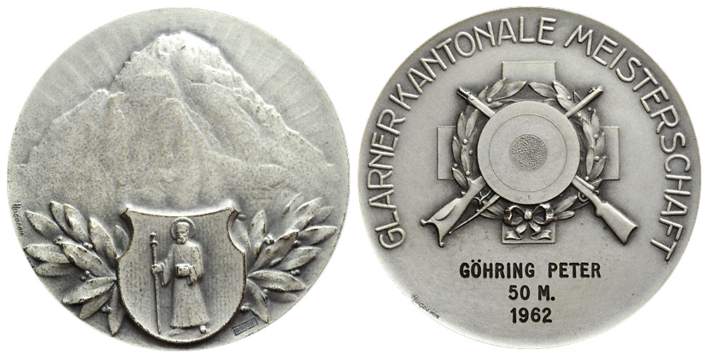 Medals Switzerland Glarus Medal 1962 