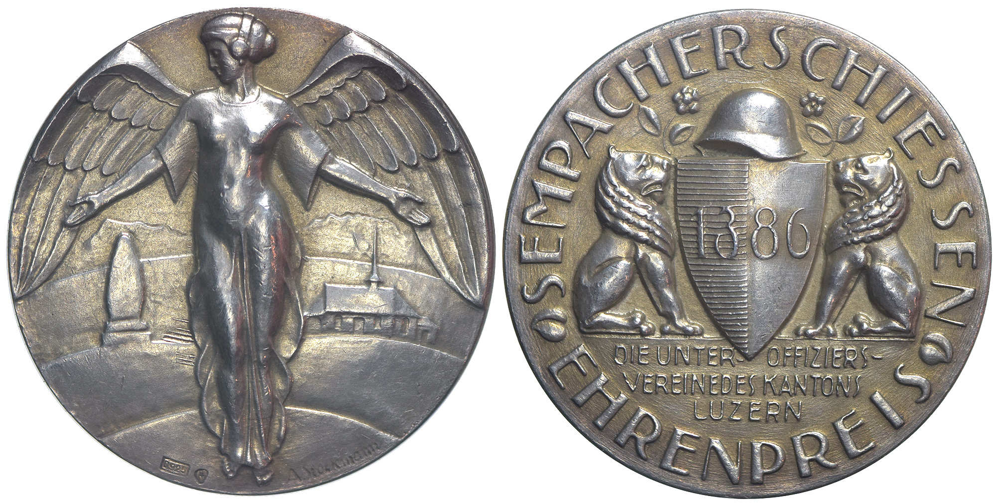 Medals Switzerland Luzern Medal 1920 