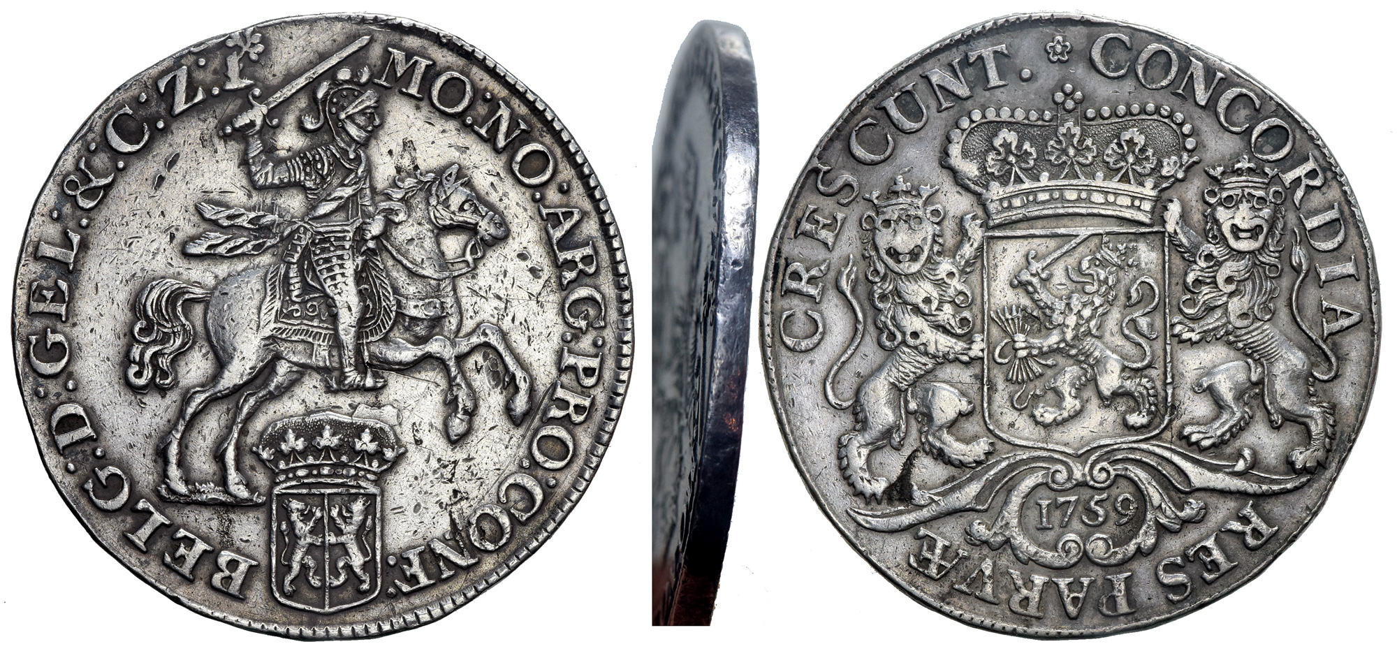 Netherlands Gelderland Ducaton 1759 