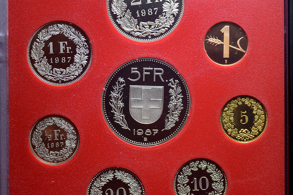 Switzerland Confoederatio Helvetica 1987 CuNi 