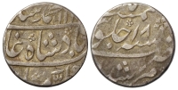 India-B-Mughal-Empire-Muhammad-Shah-Rupee-nd-AR