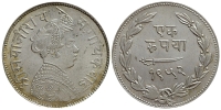 India-D-Princely-States-Baroda-Sayaji-Rao-III-Rupee-1952-AR