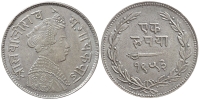 India-D-Princely-States-Baroda-Sayaji-Rao-III-Rupee-1953-AR