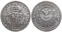 Italy-A-Regional-Mints-Rome-Sede-Vacante-Scudo-1774-AR