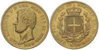 Italy-C-House-of-Savoy-Kingdom-of-Sardinia-Carlo-Alberto-Lire-1834-Gold