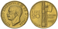 Italy-D-Kingdom-Vittorio-Emanuele-III-Lire-1923-Gold