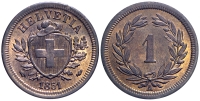 Switzerland-Confoederatio-Helvetica-Cent-1851-AE
