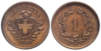 Switzerland-Confoederatio-Helvetica-Cent-1880-AE