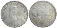 Switzerland-Confoederatio-Helvetica-Francs-1923-AR