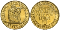 Switzerland-Shooting-Festival-Francs-1939-Gold